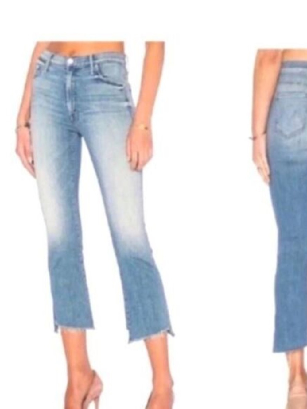 Mother Insider crop Two Step Fray When Sparks Fly Sz 25